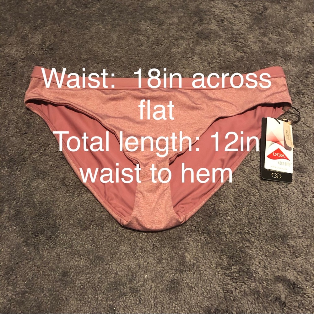 NWT! Calia wide banded bikini bottom.